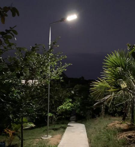 Iluminación y seguridad en el recinto