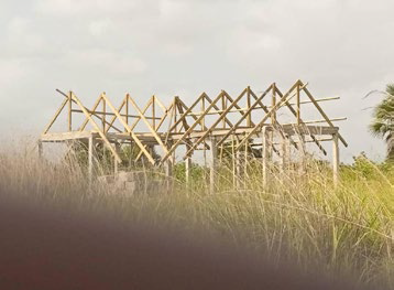 Estrutura de telhado para um novo lar